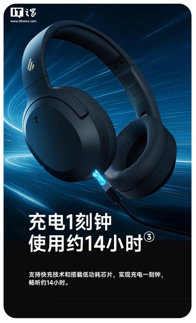 三金标版”头戴式蓝牙耳机369 元凯发K8登录漫步者推出“W820NB